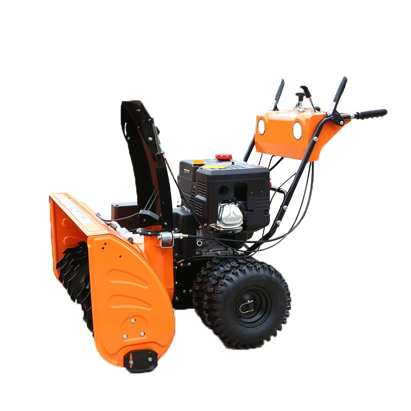 6.5HP/ 13HP/15HP gasoline snowplow snowblower floor sweeper snow removal machine