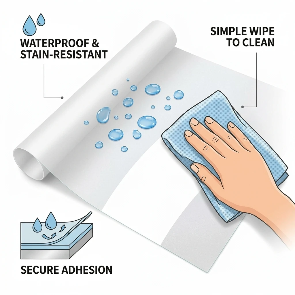 Home Bathroom Privacy Protection Window Film Gradient Frosted Self-Adhesive Anti-UV Light Filtering Glass Sticker