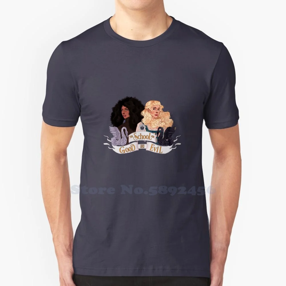 

The School For Good And Evil Movie Logo 100% cotton T-Shirt Men And Women