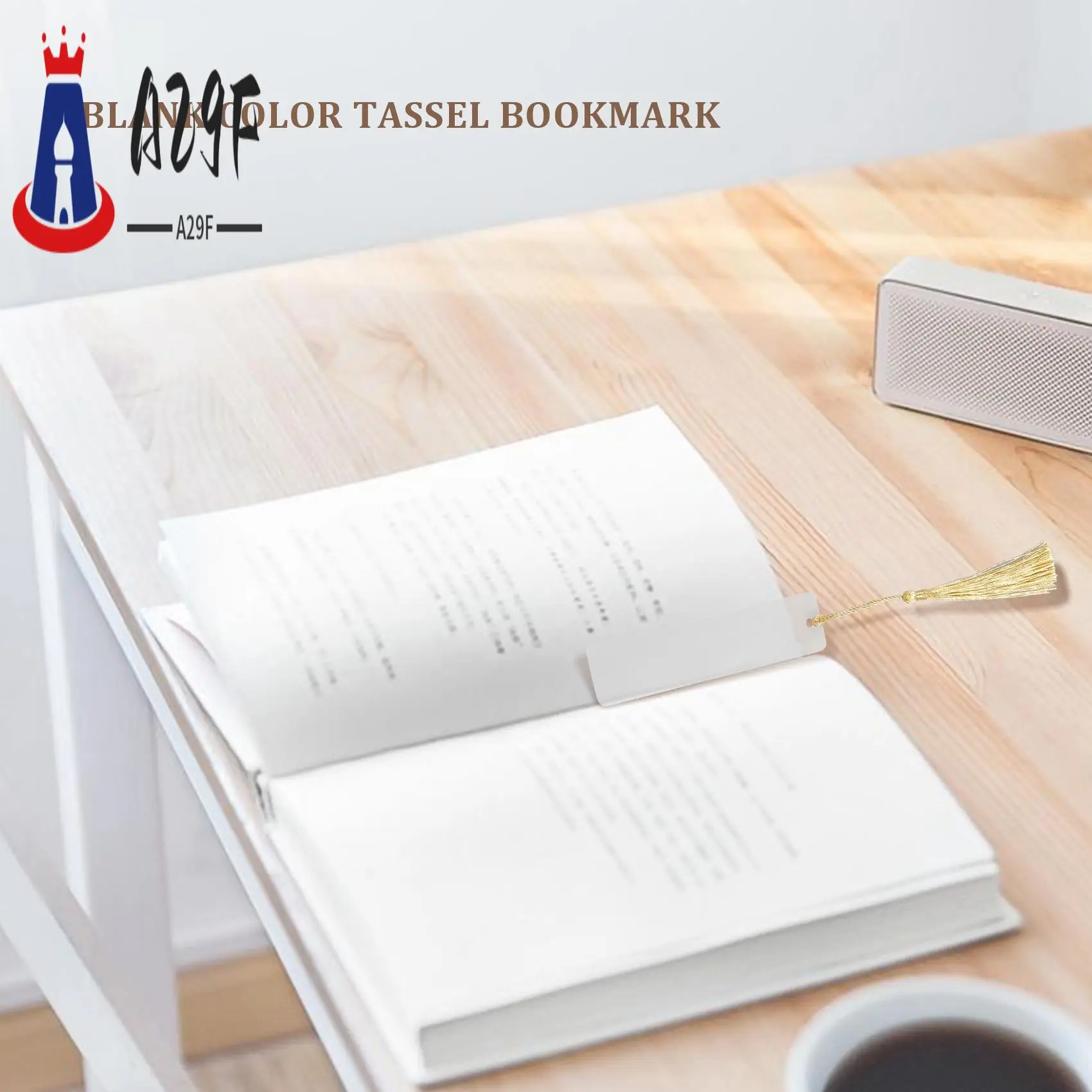 

A29F-15 шт. прямоугольные акриловые закладки, пустые прозрачные маркеры для незавершенной книги «сделай сам», с красочными кисточками, украшения, ремесленные декорации