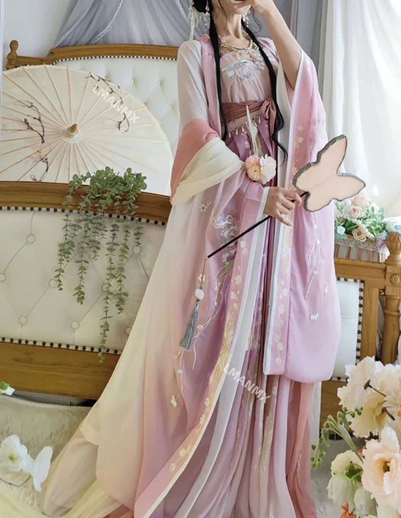 plus-size-ancient-chinese-traditional-hanfu-set-female-cosplay-costume-party-outfit-summer-dance-hanfu-green-dress-hanfu-women