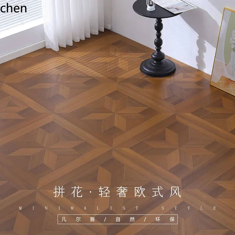 Ht parquet reinforced composite wood floor 12mm personalized retro wear-resistant exhibition hall store for home