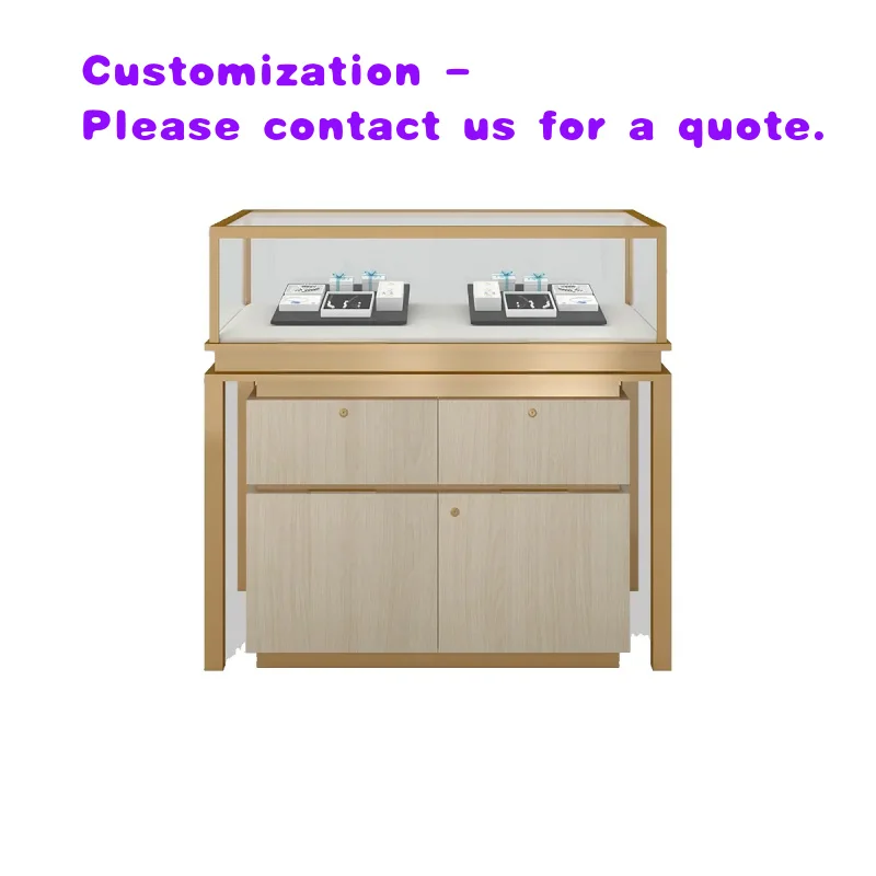 custom.Luxury Jewelry Store/shop Interior Design Jewelry Glass showcase Display Cabinet Jewelry Necklace Earrings