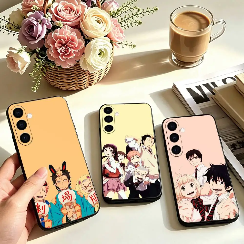 Anime Blue Exorcist  Phone Case For Samsung Galaxy A73,A72,A71,A70,A53,A52,A51,Others Soft Black Cover