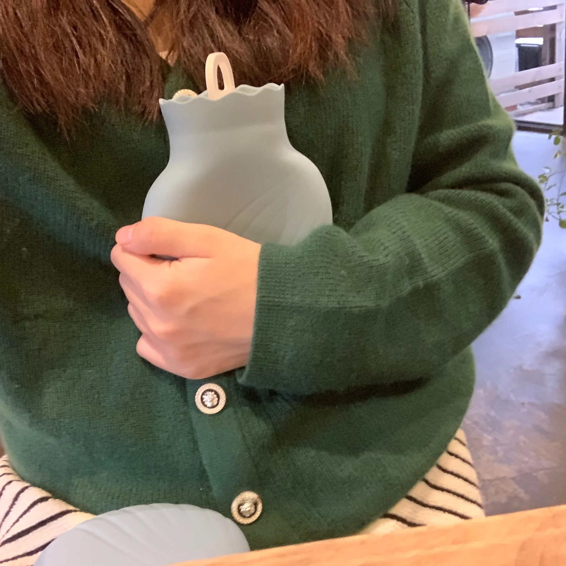 Se First! Silicone Heating Pad Microwave Se Warm Hand And Stoh Relief Water Filled Hot Water Bottle Household ential - view 2