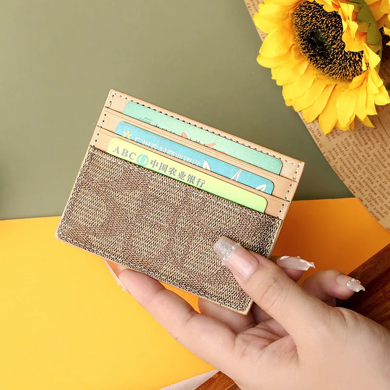 New Luxury Design Wallets for Women Multi-Function Card Holder PU Leather Female Small Card Bag Short Purse Credit Card Holder