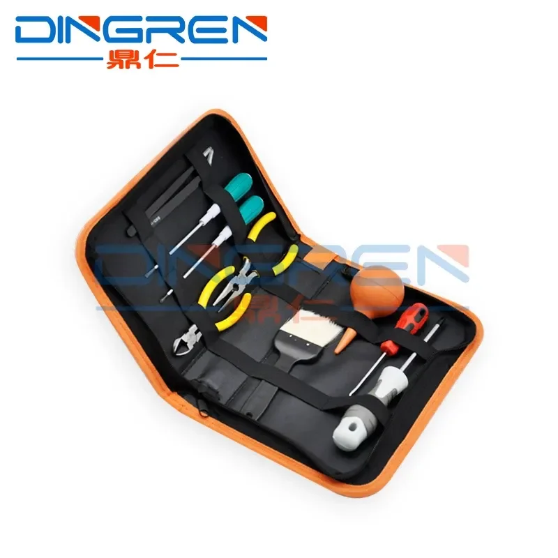 for 12A Toner Cartridge Refill Kit Printer Maintenance Set with Screwdriver Pliers Top Pin Portable 10 Piece Tool for Copier