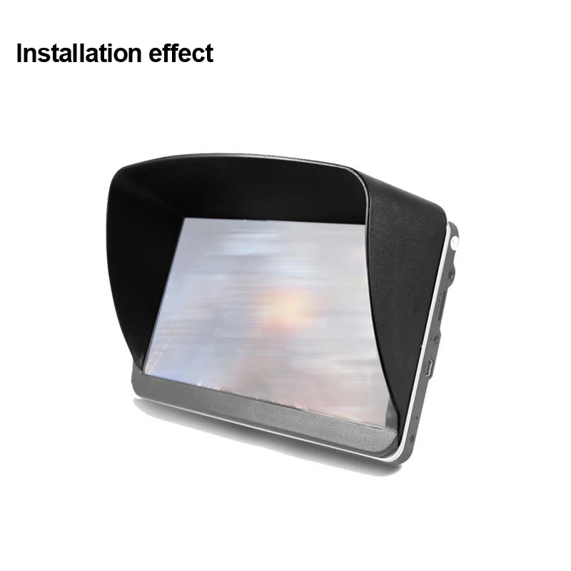 5/7 Inch Sun Shade Visor For Car GPS Navigator LCD Monitor Shield Universal Auto GPS Cover Blind Automotive Interior Supplies