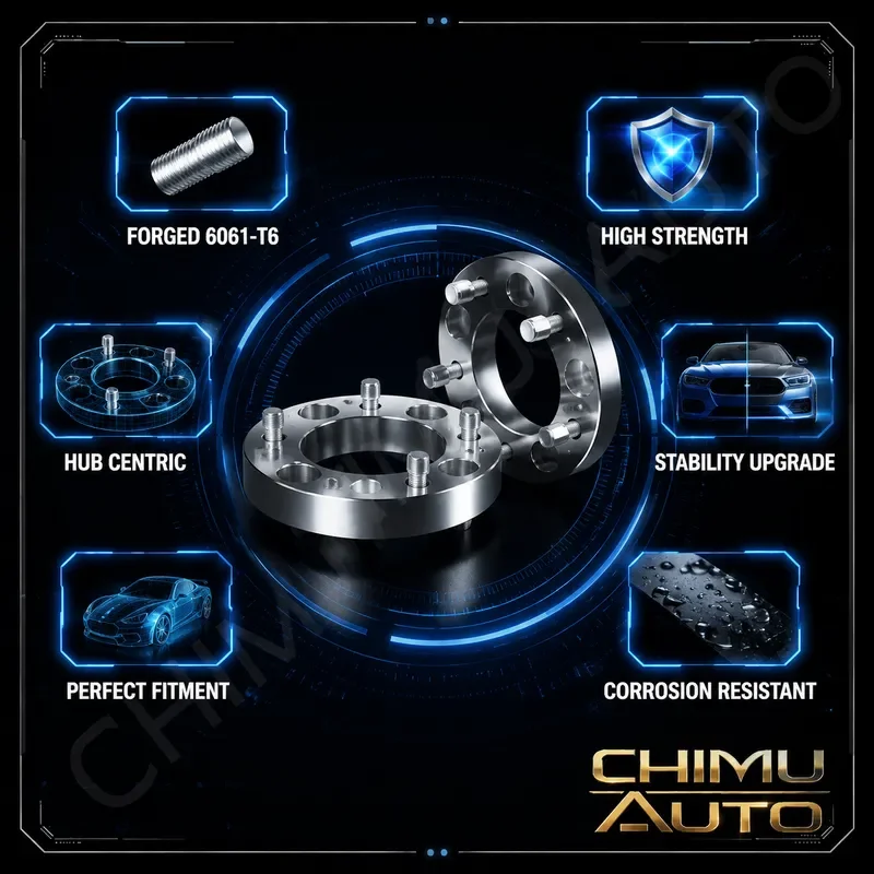 【CHIMU AUTO】 Forged Wide Wheel Hub Flange for Jimny Super Vitara High Strength Reinforced