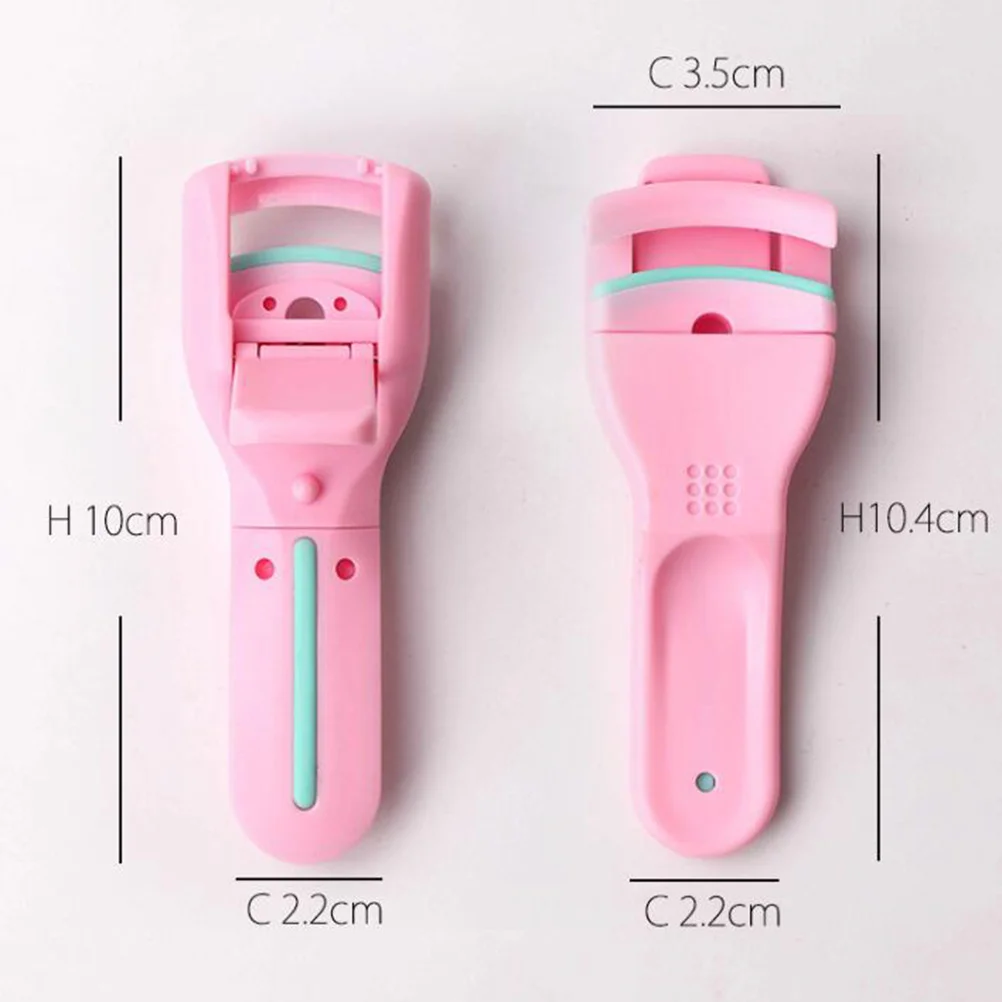 أداة تجعيد الرموش الوردية، مشبك رفع العين القوي، أداة مكياج يومية سهلة الاستخدام للرموش المجعدة، ملحقات التجميل الأساسية #4