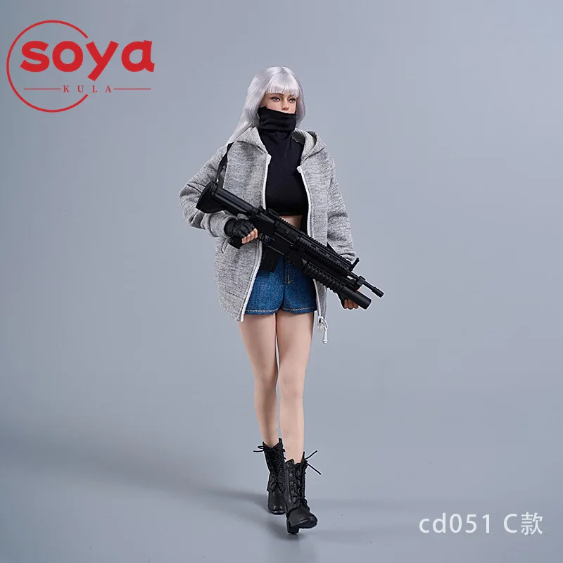 cdtoys cd051 1/6 School Uniform Casual Wear Maid Attire Fashion Sweet Student Sweater Set fit 12-inch Action Figure Body Doll