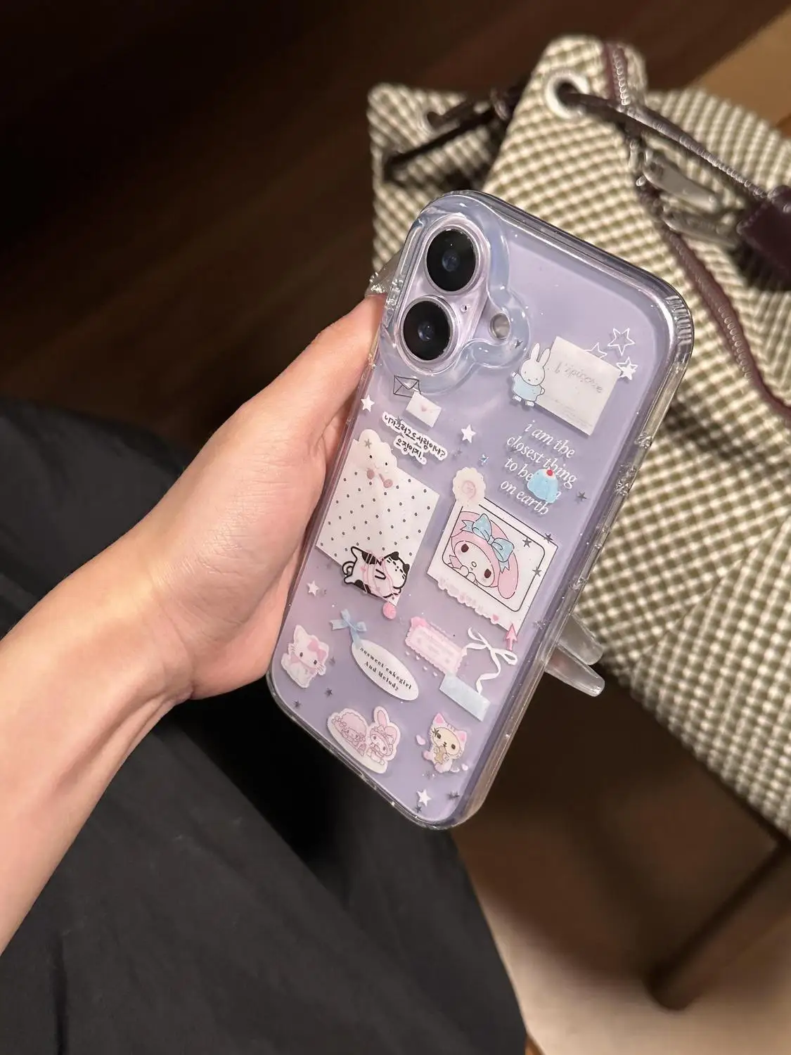 

Korean Style Headband Splicing Katie Cat Melody Phone Case For iPhone 17 16 13 11 PRO MAX 15 14 PLUS MINI AIR X XS MAX XR Y2K