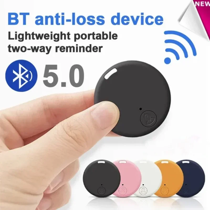 mini gps tracker portatil para idosos anti perdido bluetooth 50 chave movel rastreamento redondo localizador inteligente localizador para crianca pet 01