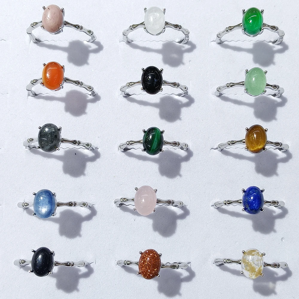 

100% natural gemstone amethyst ring for women adjustable copper-plated silver ring for parties and gifts Birthday gift jewel