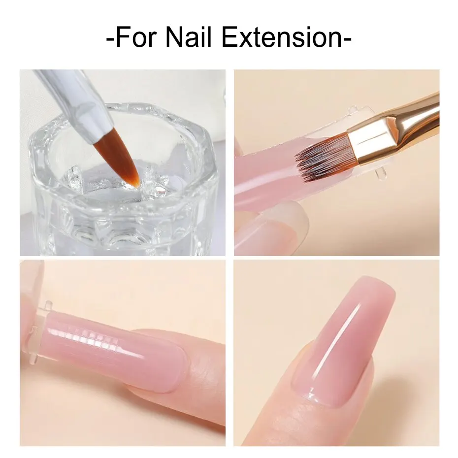 35ml Nail Liquide Glissement Solution pour Poly Ongle Extension Gel Rapide UV Constructeur Gel Acrylique Dégraissant Nettoyant