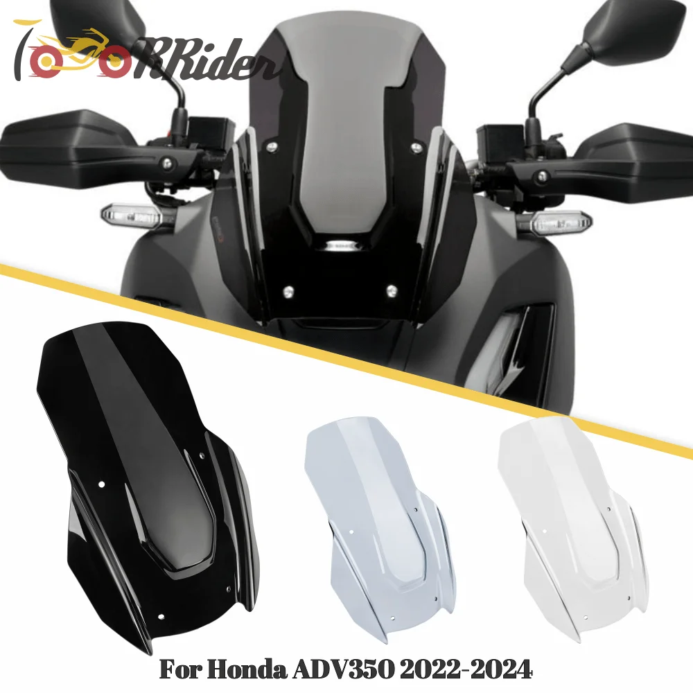 

For Honda ADV350 2022 2023 2024 ADV 350 Motorcycle Accessories Windshield Windscreen Wind Shield Screen Airflow Deflectors Visor