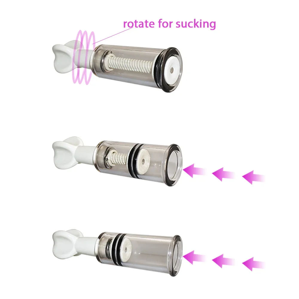 2pcs BDSM Toy Set,Pussy Clit Nipple Sucker Clamp,Breast Enlargement Vacuum Pump G-spot Stimulate Massage Adult Sex Toy For Women - Image 6