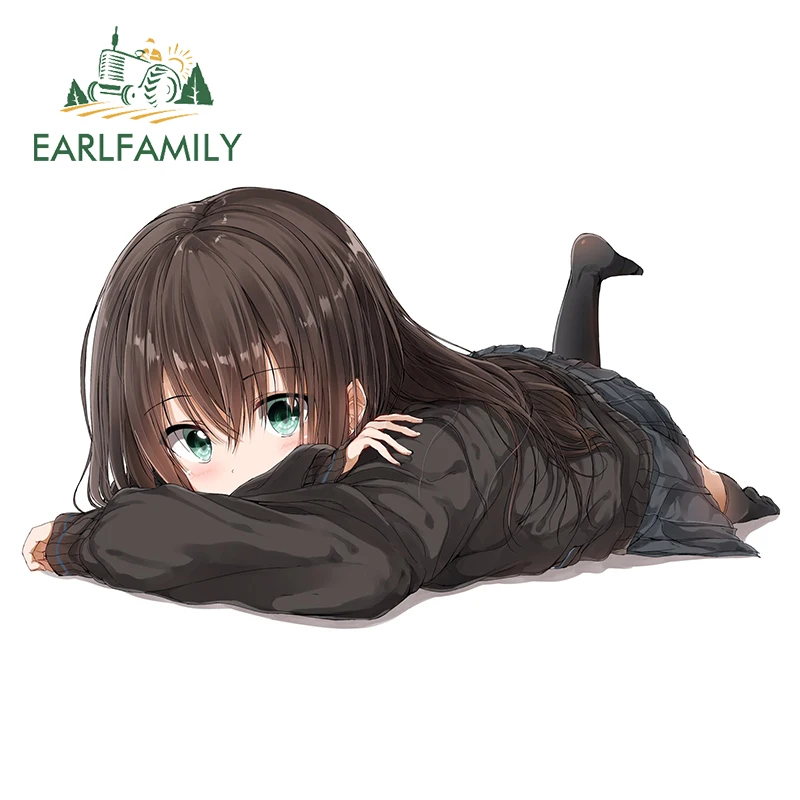 

EARLFAMILY 13cm X 7.7cm For Idolmaster Anime Car Assessoires Stickers Windows Motorcycle Decal Personality Waterproof Decoration