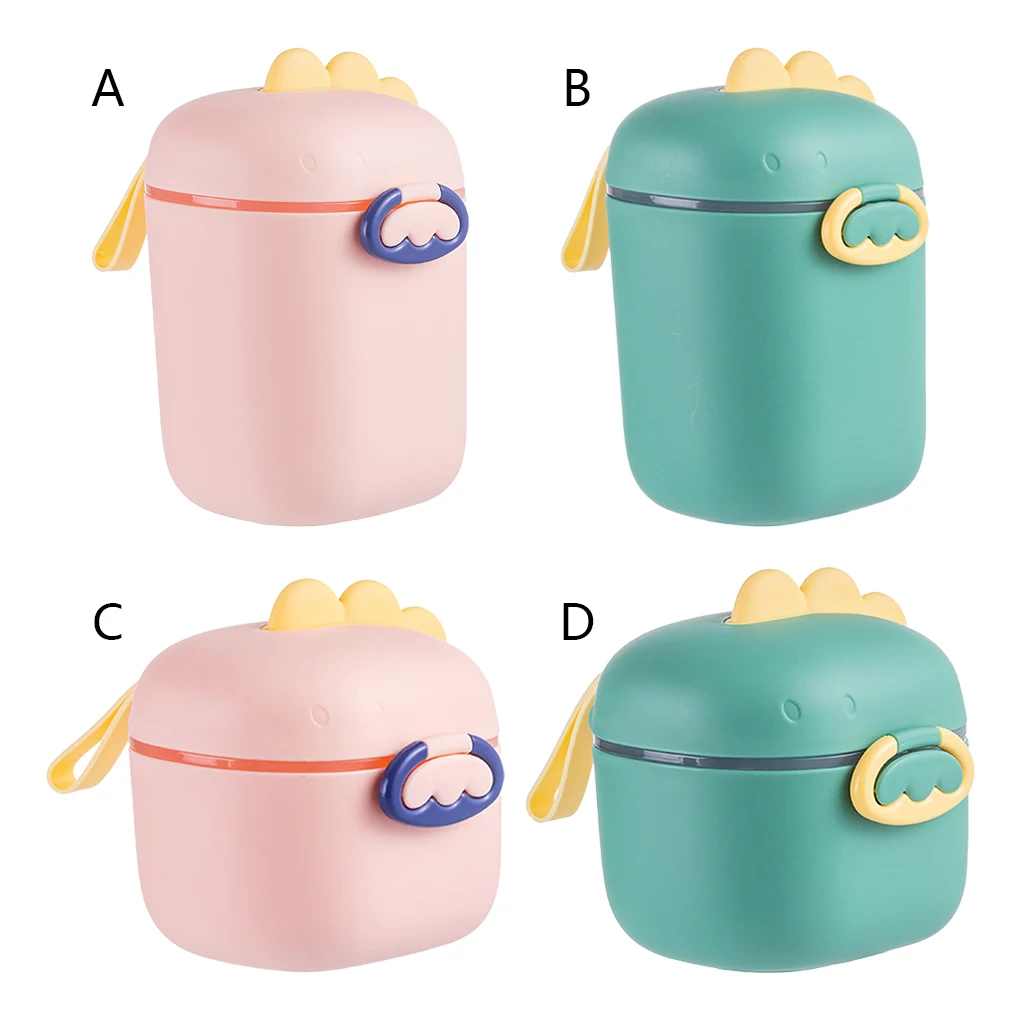 

Контейнер для хранения детского молока и порошка с ложкой, контейнер для хранения риса, герметичный дозатор для фруктов, кухонные принадлежности, большой розовый