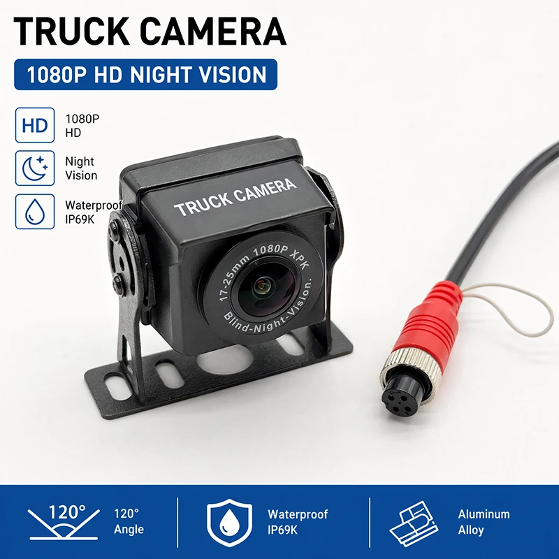 AHD CVBS HD Night Vision Truck Camera 1080P 720P 4K Ultra Clear Waterproof Sunscreen for Car Bus Vehicle