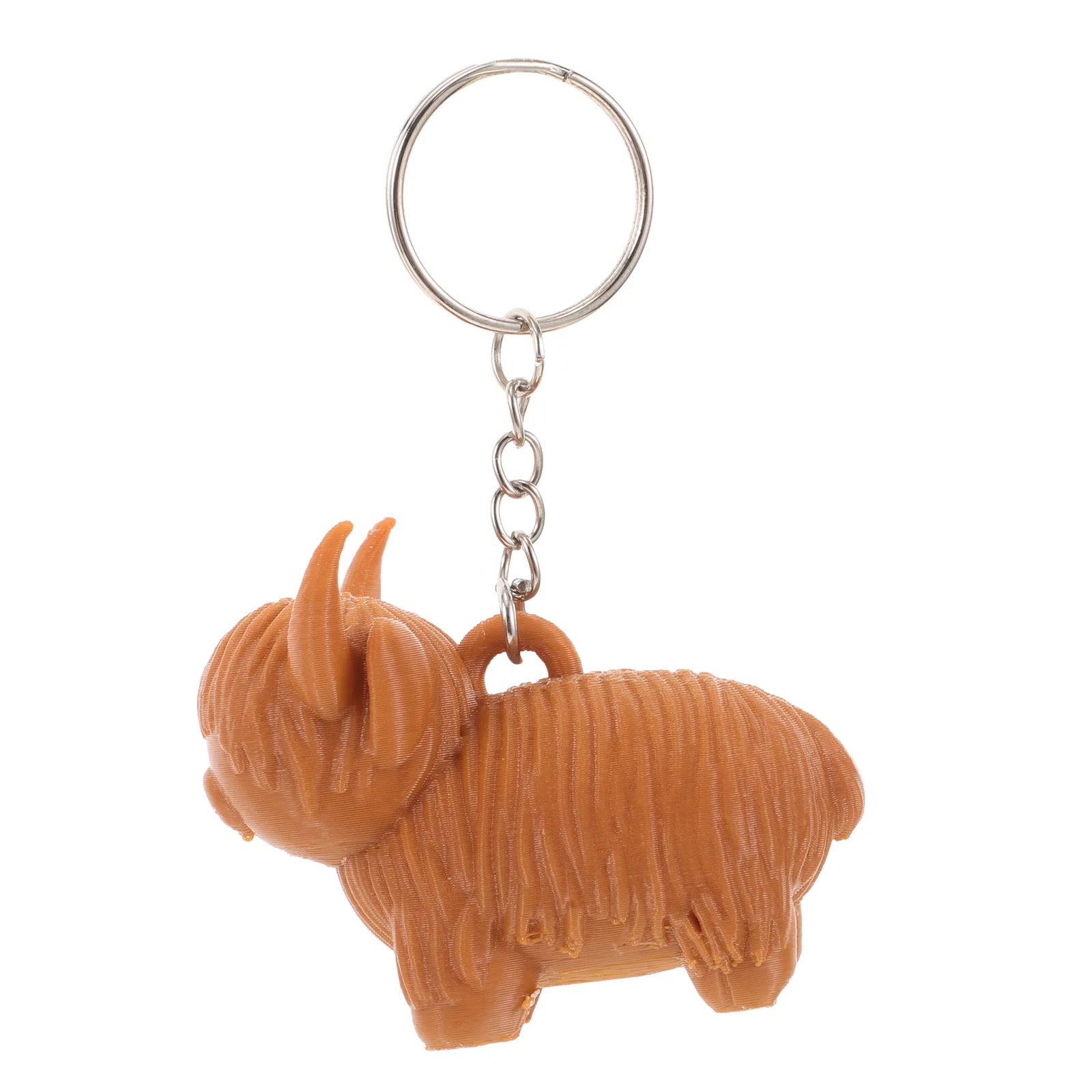 

Highland Figurine Keychain Decor Cute Animal Sculpture Ornament Statue Keyring Choice Plastic Cartoon Cow Keychain Highland Cow