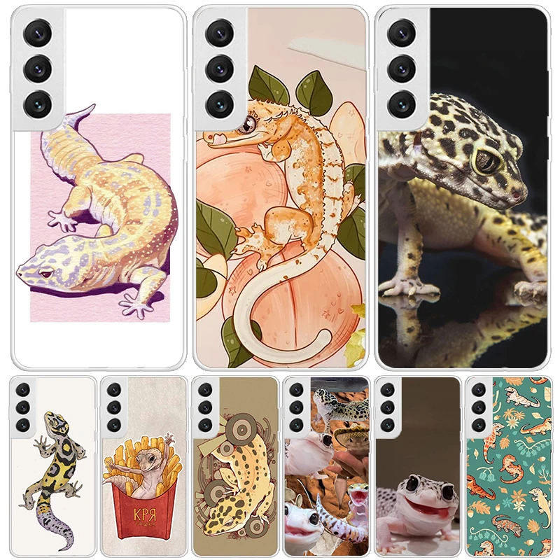 Lucertole Geckos Per Samsung Galaxy S25 S24 S23 S22 Ultra Cassa Del Telefono S21 Plus S20 Fe S10 + S25Edge Fundas Cover Galaxy S25 S24 S23