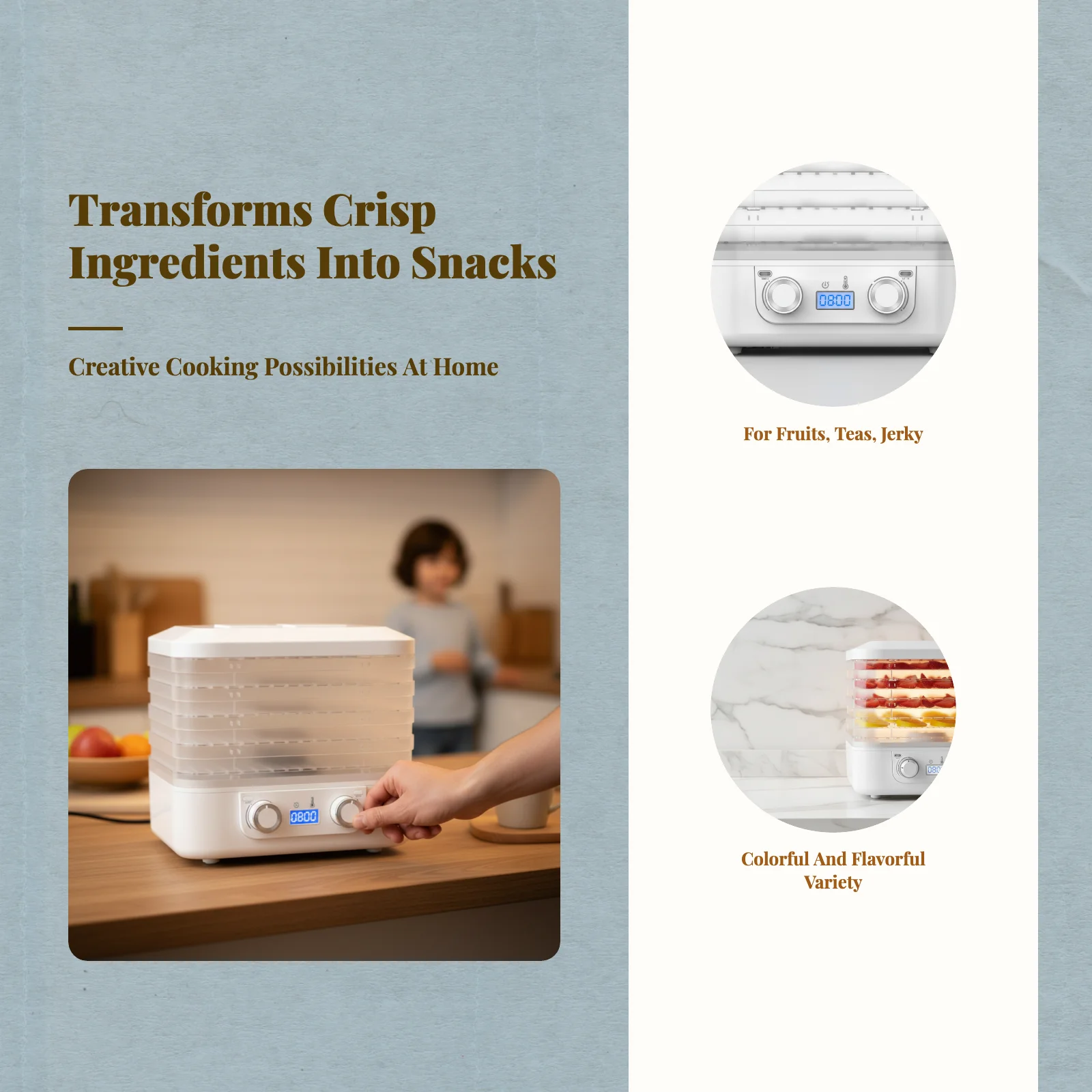 Compact Food Dehydr…