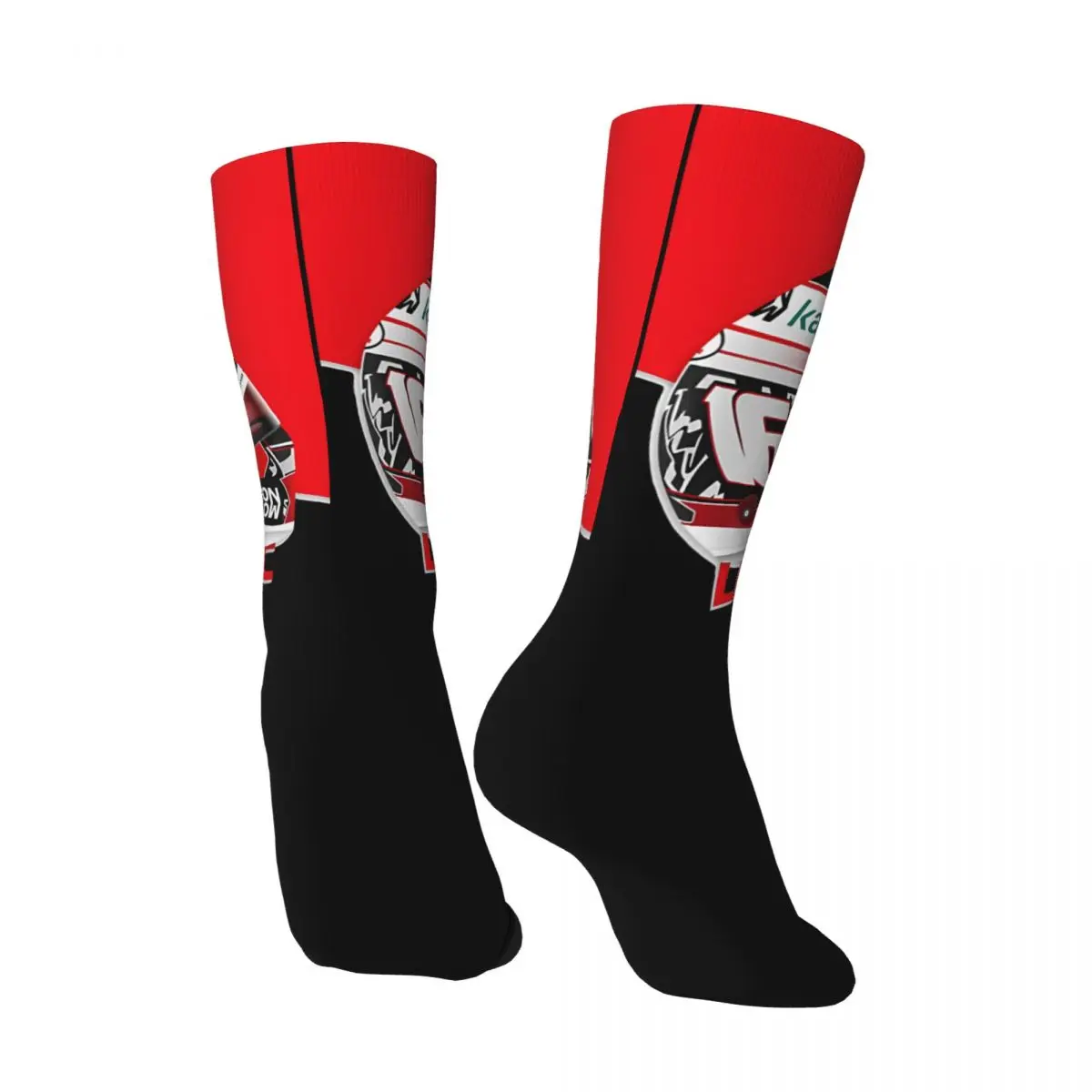 男性のためのノベルティ面白いクレイジーソックス、シームレスなパターンプリント、クルー圧縮ソックス、チルドレンヒップホップ、ヴィンテージ、ルーリスクロー、幸せ