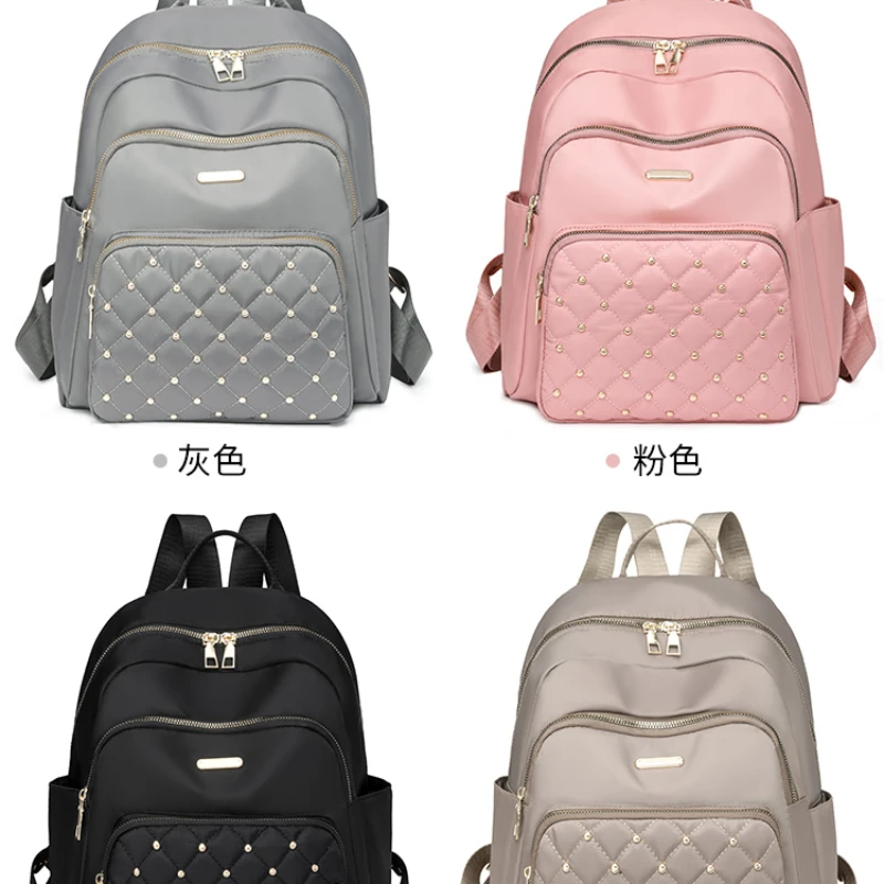 2024 Fashion Backpack Women\'s Bag Large Capacity and High-quality Hot Selling Free Shipping Oxford Cloth Waterproof Fabric