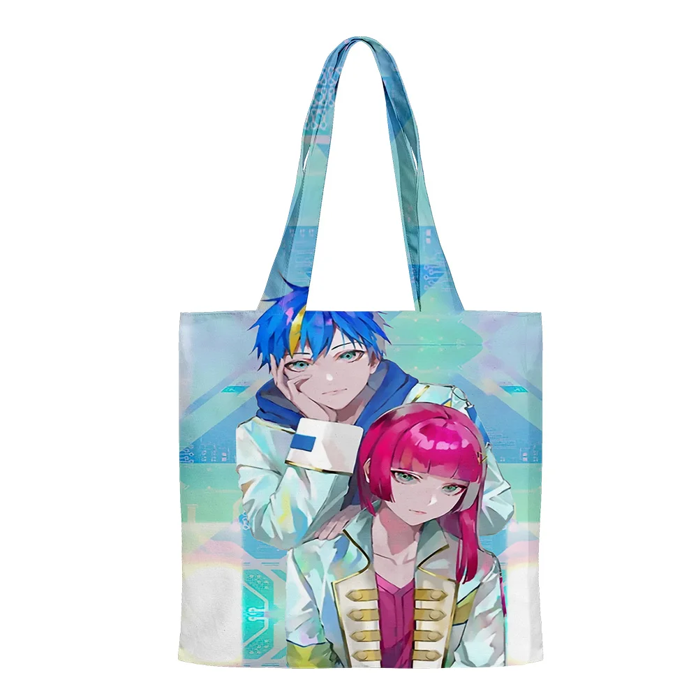 Technoroid Overmind Anime 2023 New Manga Bag Shopping Bags Reusable Shoulder Shopper Bags Casual Handbag