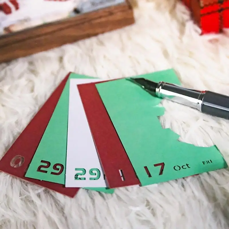 Time Piece Calendar 2027 Desk Calendar 3D Tear-away Calendar Paper Carving Art Memo Pad Notepad Christmas Desktop Decoration