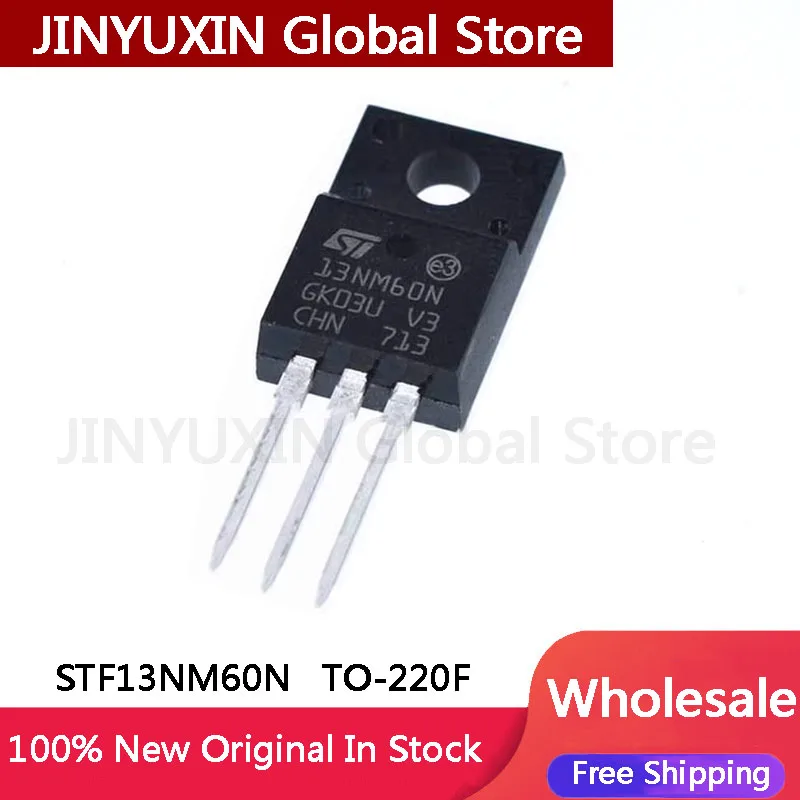 

10-100Pcs STF13NM60N 13NM60N TO-220F IC In Stock