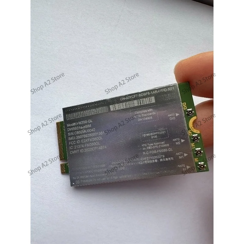 FM350-GL DW5931e 5G LTE Module, 4x4 MIMO Global Network WWAN Card, Replacement for Laptop Model 5440 7440 9330 3571