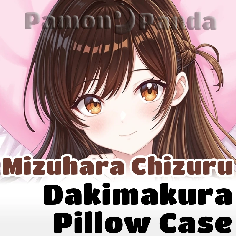 Mizuhara Chizuru Dakimakura Rent A Girlfriend Hugging Pillow Case Full Body Cushion Cover Pillowcase Home Bedding Decor SFYX