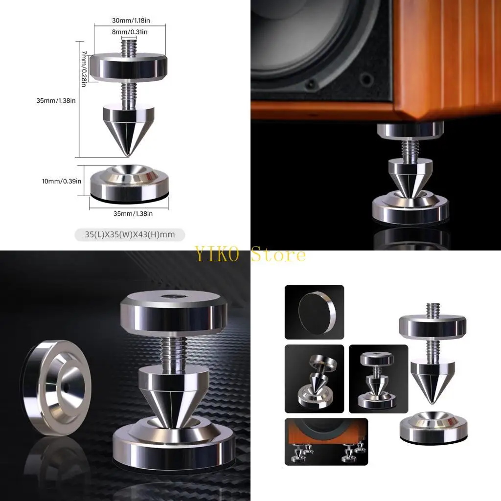 

K32C Nonslip Stainless Steel Isolation Pad for High End Sound Equipment Protections