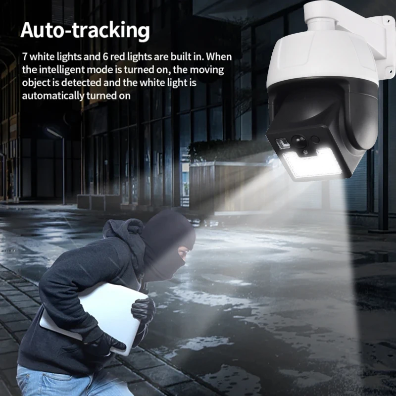 Solar Light Motion Sensor Security Dummy Camera Wireless Outdoor Flood Light IP65 Waterproof Lamp 3 Mode For Home Garden