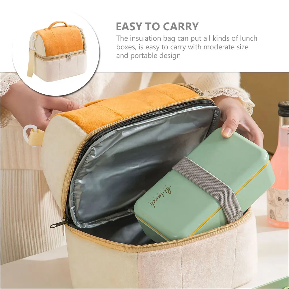 

Insulated Lunch Bag for Fruits Food Cooler Insulation Bags with Reusable Tote Pvc Packed Built