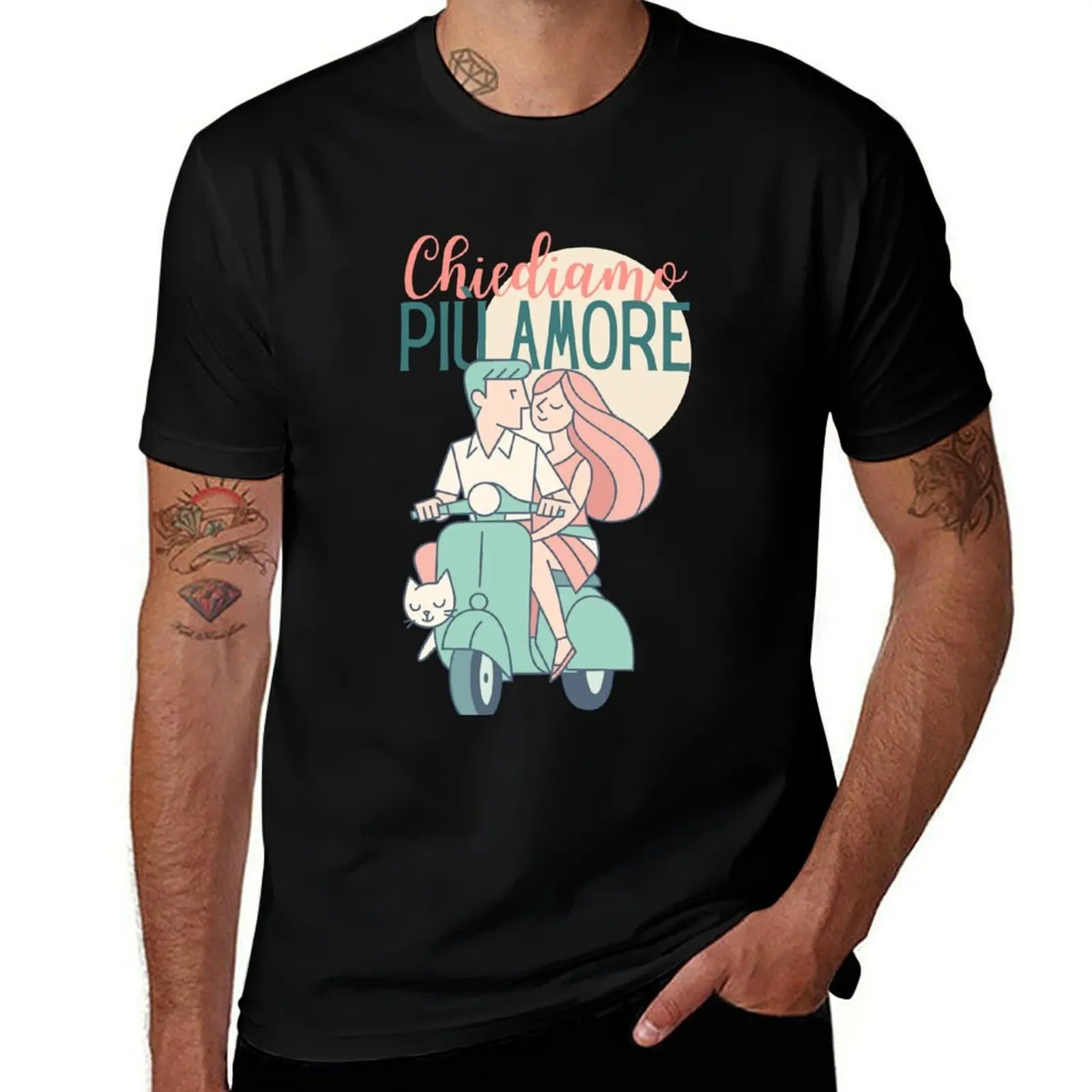 

Riding underneath the moon T-Shirt graphic t shirts animal prinfor boys tees custom shirt mens vintage t shirts