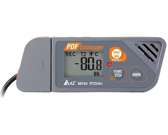 EB Ultra Low Temp. Recorder with RTD Pt1000 Probe AZ88164