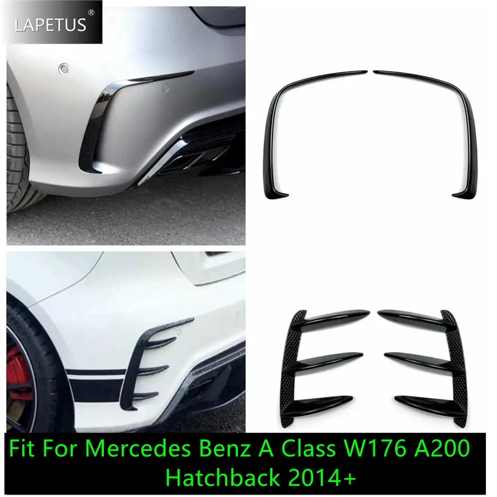 

Car Accessories Rear Bumper Spoiler Air AC Vent Fog Eyebrow Cover Trim For Mercedes Benz A Class W176 A200 Hatchback 2014 - 2018