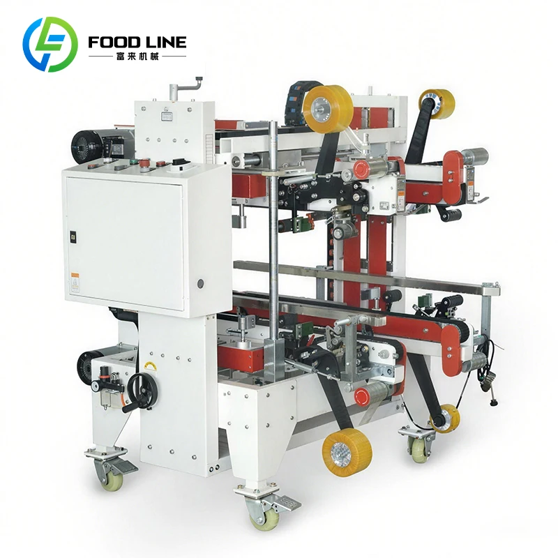 Customized Automatic Carton Sealing Machine Commercial Box Folding Closing Tape Sealing Packaging Equipment