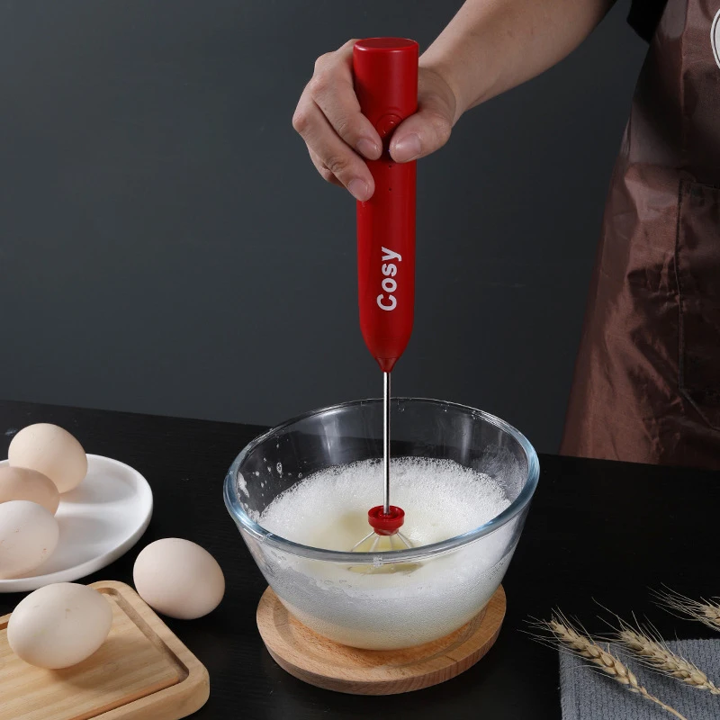 Milk Frothers Portable Electric Wireless Rechargeable Foam Maker Small Handheld Foamer Household Kitchen High Speeds Mixer Whisk