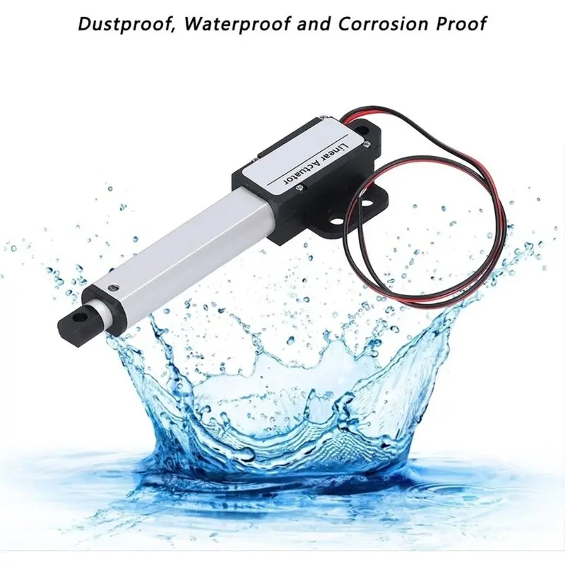 ABMH-Electric Push Rod 12V Micro Mirco Linear Actuator 50Mm Stroke 70N Motor Controller Mini Putter