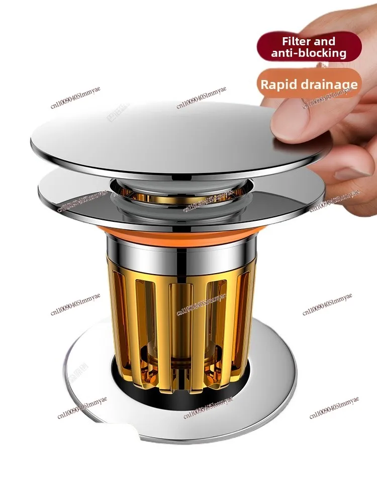 

Washbasin Press Type Bounce Pool Leak Plug Toilet Basin Universal Sewer Accessories Wash Basin Leak Plug
