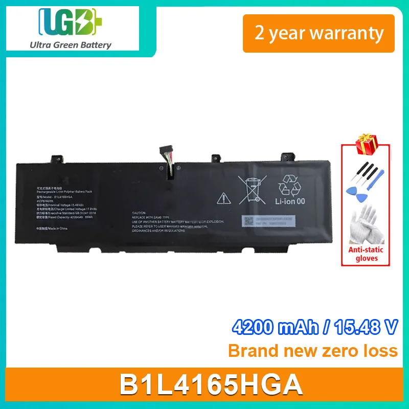 

UGB New Laptop Battery For UNIS B1L4165HGA 4ICP6/66/65 4200mAh 15.48V 65Wh