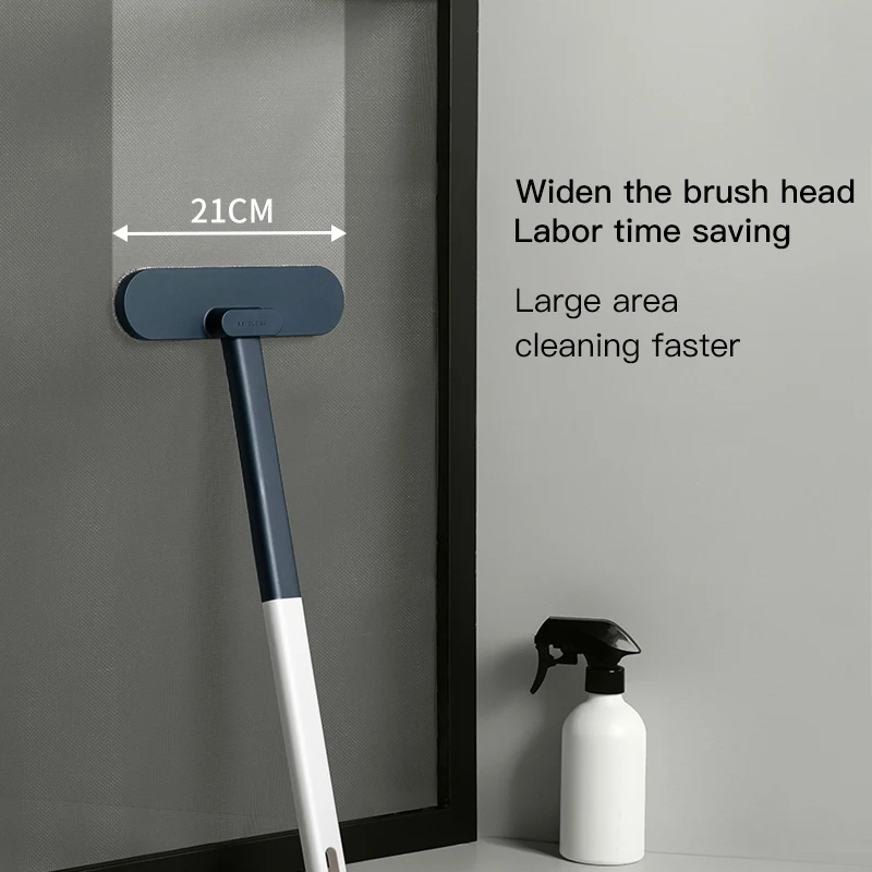Handheld Screen Cleaning Brush, Dual-Use for Dry and Wet Cleaning, Household Use, No Need to Disassemble Window Screens, Cleaning