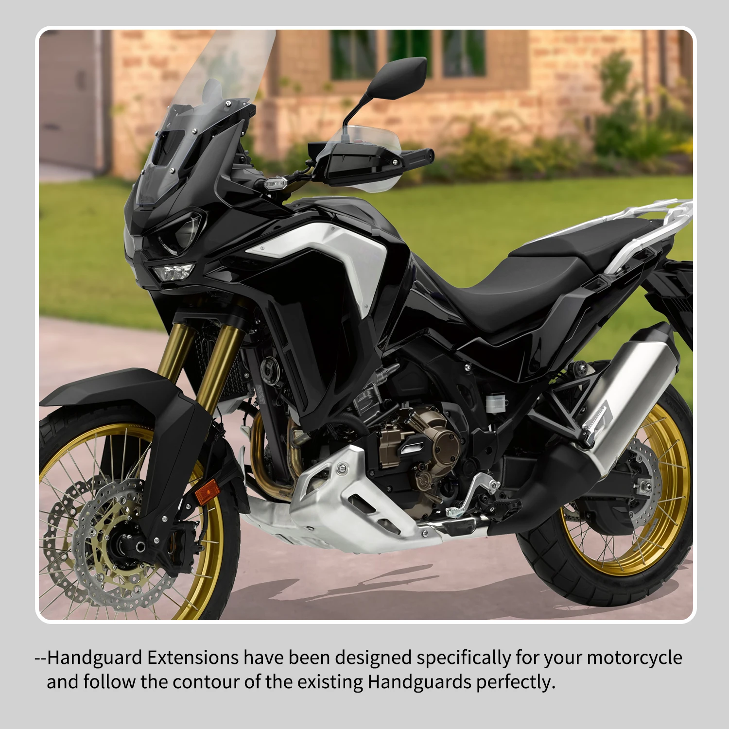 Motorcycle Hand Guards Extension Wind Deflector for Honda CRF1100L Adv. Sports 20-24 X-ADV 750 21-25 XL750 Transcalp 2023-2024