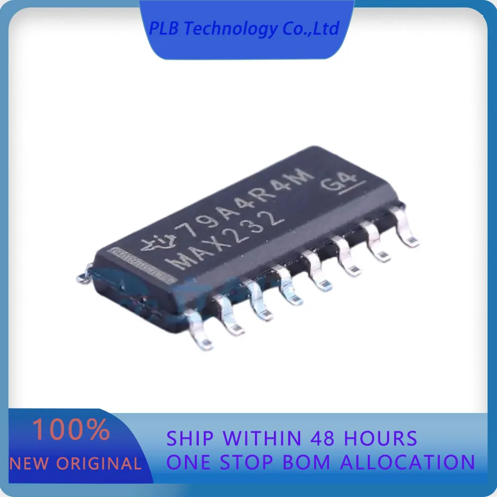 MAX232DR MAX232  120Kbps Transceiver SOIC-16 RS232 ICs Original Stock