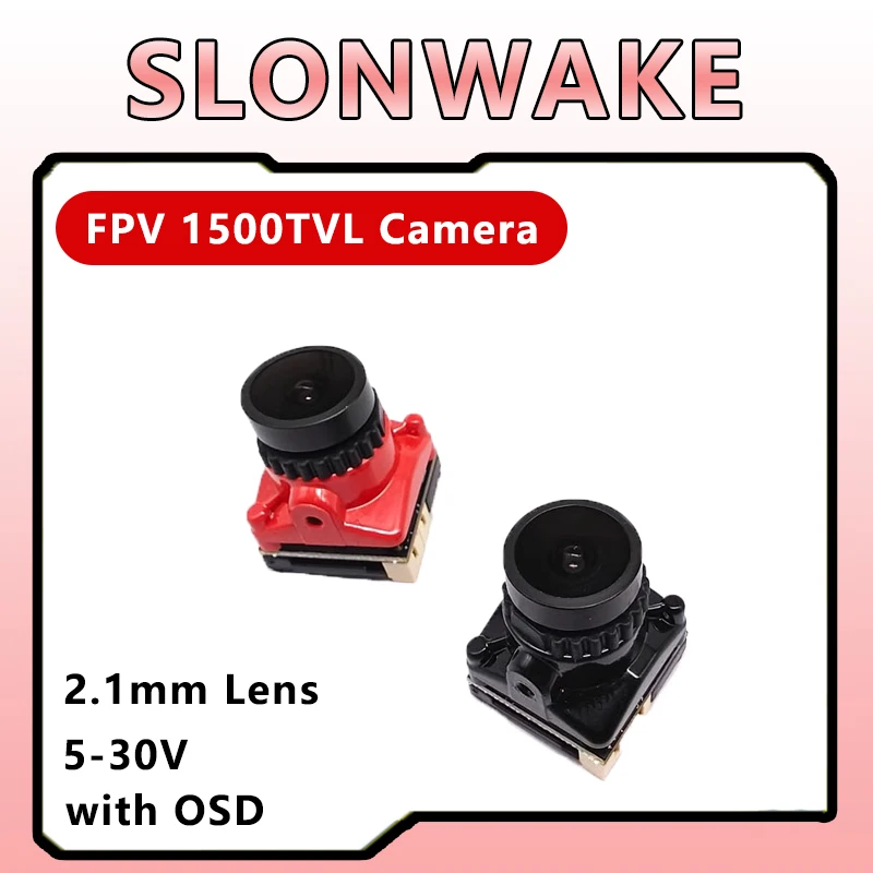 5.8G 48CH FPV Transmitter Camera CMOS 1500TVL for RC Plane Part