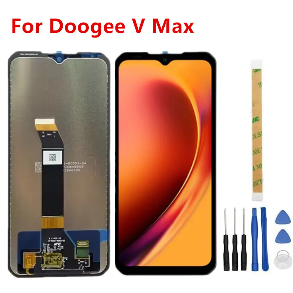 New Original For Doogee V MAX VMAX 2408x1080 6.58” Cell Phone LCD Display Touch Screen Assembly Digitizer Glass Repair